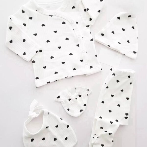 بيجامه قلوب 5 قطع