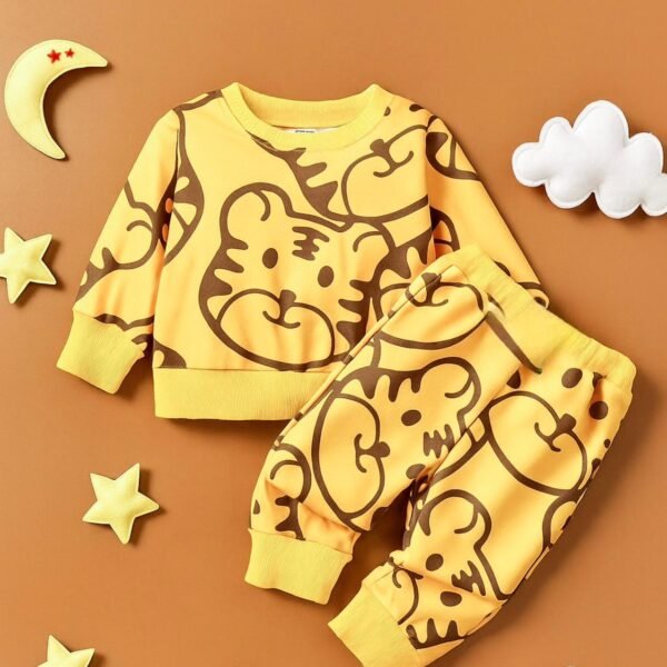 طقم النمر الكرتوني الصيفي